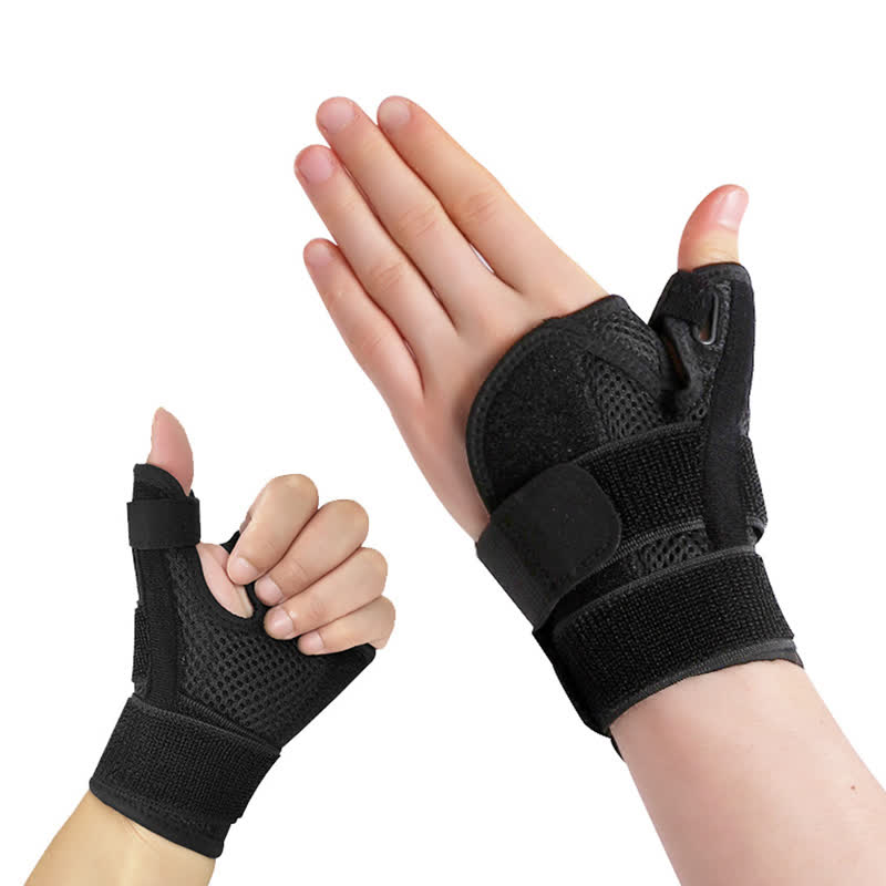 Comfortable Mesh Breathable Compression Wrist Brace - Black - One Size - image 3