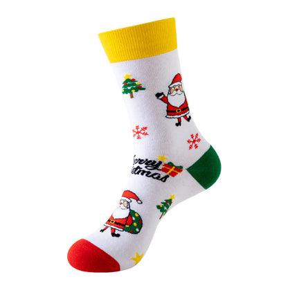 Christmas Pattern Quarter Socks(3 Pairs) - image 12