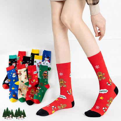 Christmas Pattern Quarter Socks(3 Pairs) - image 2