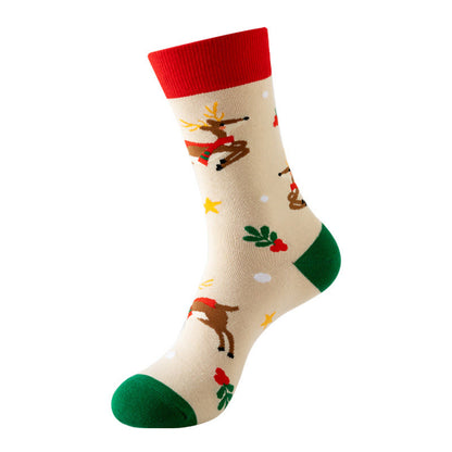 Christmas Pattern Quarter Socks(3 Pairs) - image 13