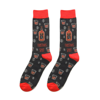Christmas Creative Quarter Socks(5 Pairs) - image 2