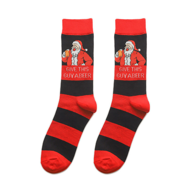Christmas Creative Quarter Socks(5 Pairs) - image 6