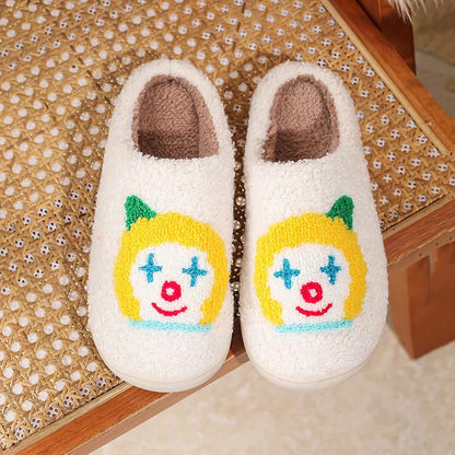 Plus Size Clown Slippers - White - EU46-47(US12-12.5) - image 3