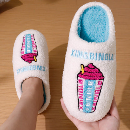 Plus Size Ice Cream Slippers - White - EU44-45(US10-11) - image 5