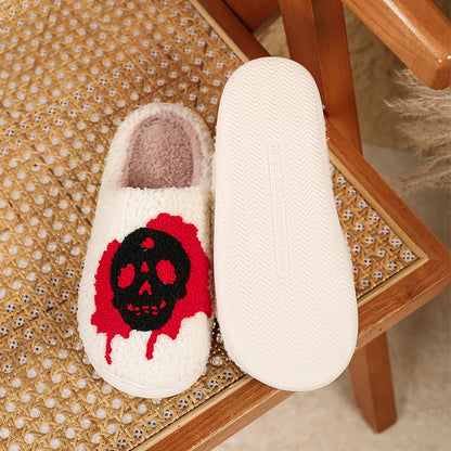 Plus Size Bloody Skull Slippers - image 4
