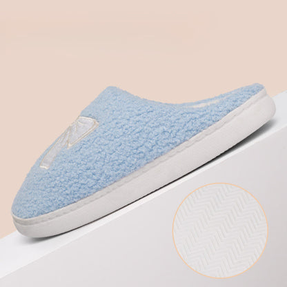 Plus Size Blue Bow Slippers - image 4