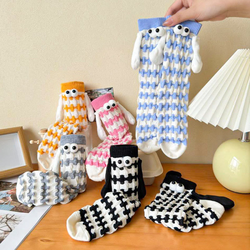 Dopamine Hand In Hand Quarter Socks(5 Pairs) - Multicolor - EU36-42(US3-8.5) - image 5