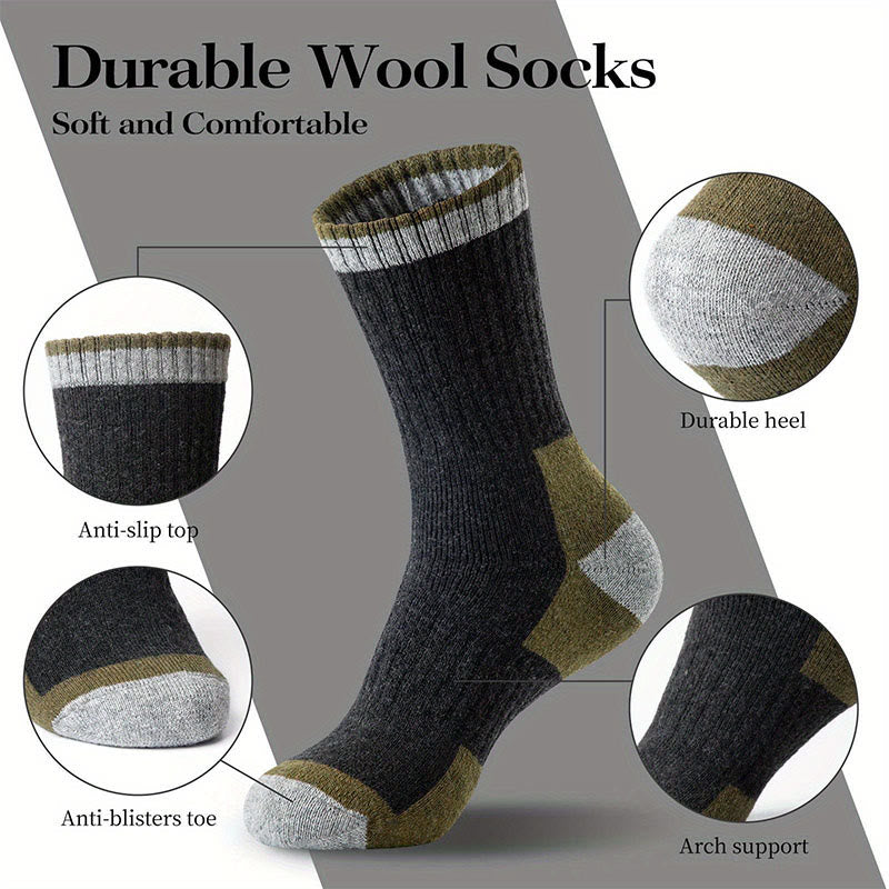 Winter Wool Quarter Socks(5 Pairs) - image 4