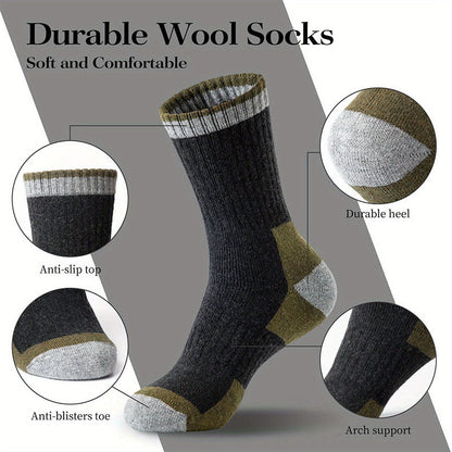 Winter Wool Quarter Socks(5 Pairs) - image 4