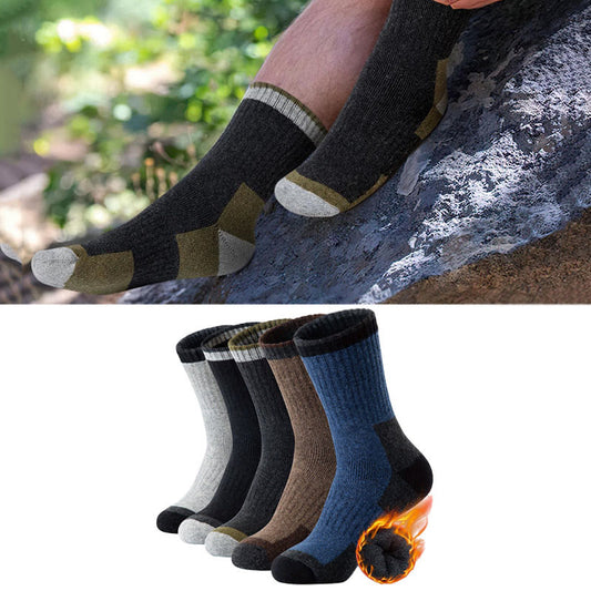 Winter Wool Quarter Socks(5 Pairs) - image 0