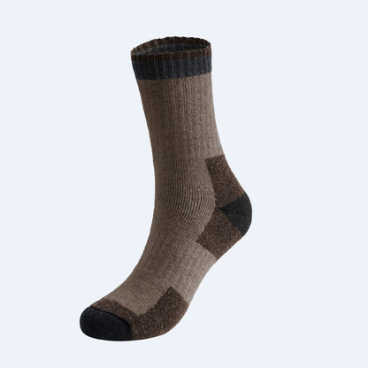 Winter Wool Quarter Socks(5 Pairs) - Brown - EU40-47(US7-12.5) - image 8