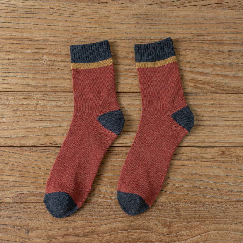 Trendy Classics Quarter Socks(7 Pairs) - Red - EU39-43(US6-9) - image 11