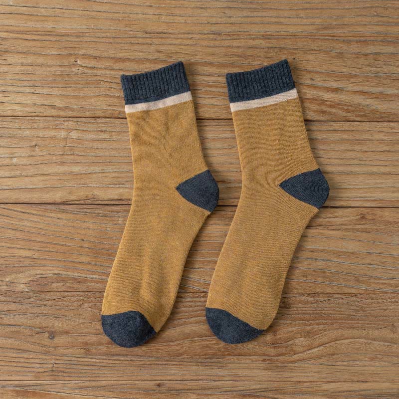 Trendy Classics Quarter Socks(7 Pairs) - Yellow - EU39-43(US6-9) - image 16