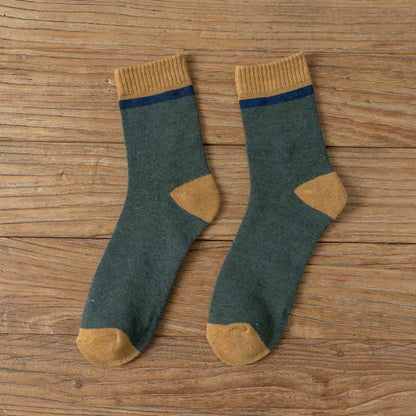Trendy Classics Quarter Socks(7 Pairs) - Dark Green - EU39-43(US6-9) - image 15