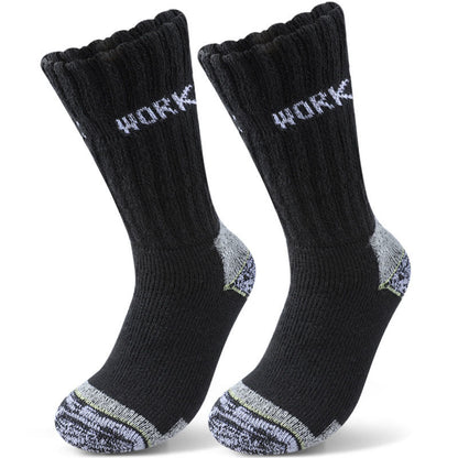Thickened Cold Protection Quarter Socks(3 Pairs) - Black - EU39-45(US6-11) - image 2