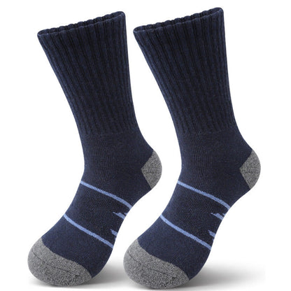 Line Quarter Socks(4 Pairs) - Navy Blue - EU36-42(US3-8.5) - image 4