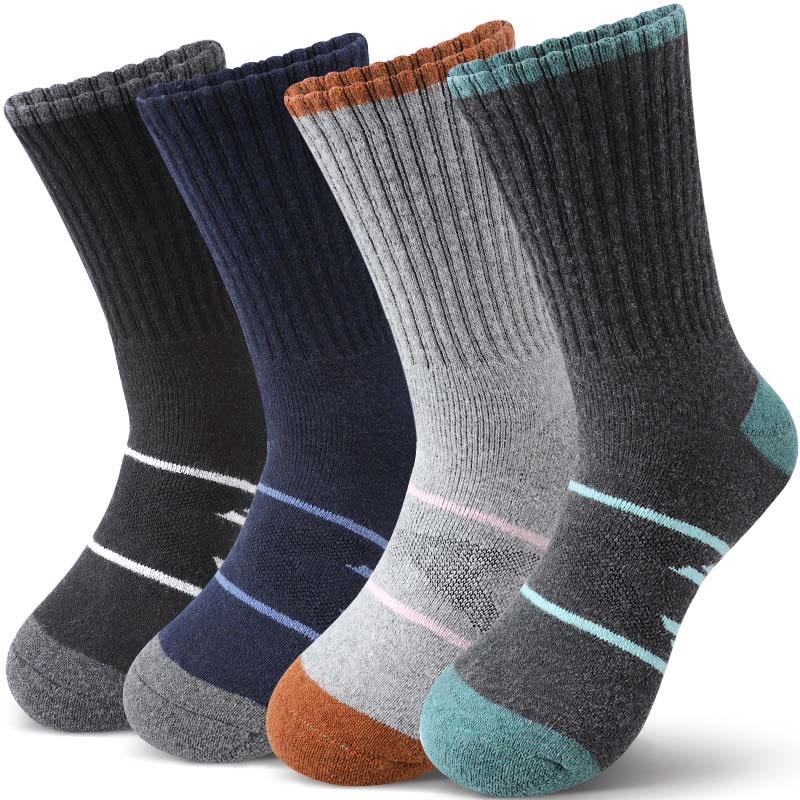 Line Quarter Socks(4 Pairs) - Multicolor - EU36-42(US3-8.5) - image 3