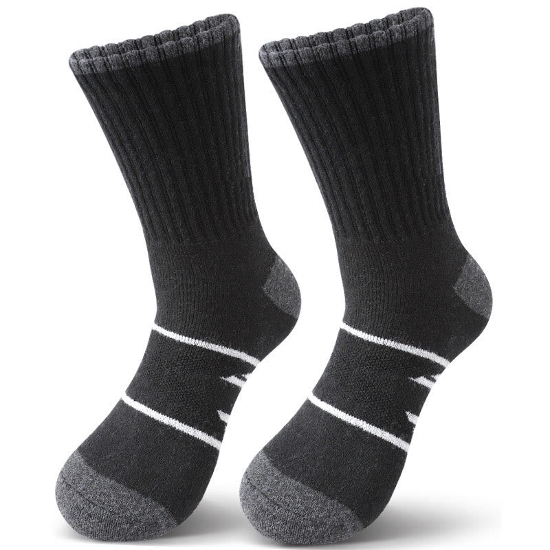 Line Quarter Socks(4 Pairs) - Black - EU36-42(US3-8.5) - image 6