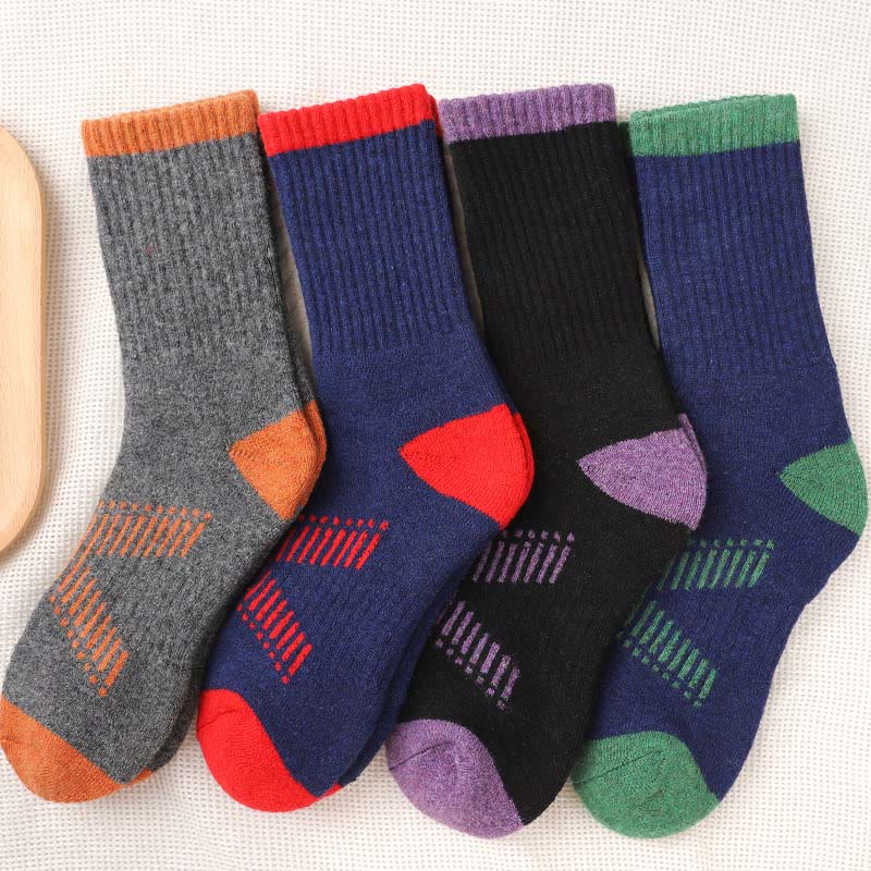 Wool Hike Quarter Socks(4 Pairs) - Multicolor - EU36-42(US3-8.5) - image 6