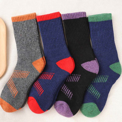 Wool Hike Quarter Socks(4 Pairs) - Multicolor - EU36-42(US3-8.5) - image 6
