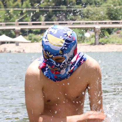 Full Face Wrap Breathable Sun Protection Facekini Mask - image 5