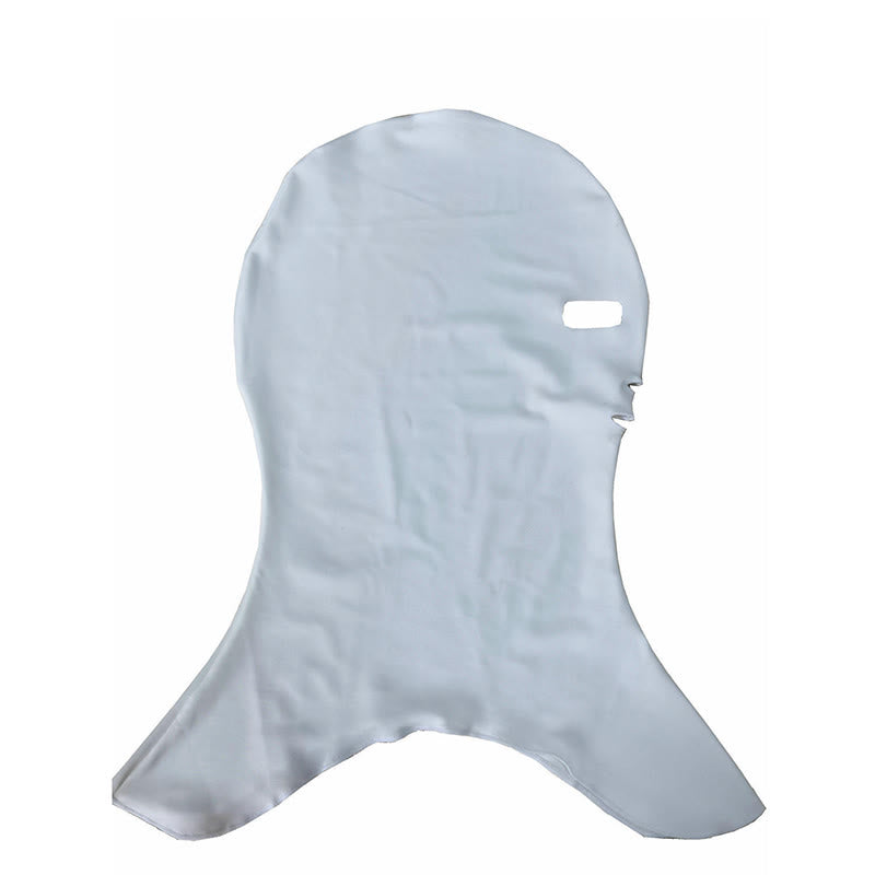 Solid Color Swim Sun Protection Facekini Mask - Grey - One Size - image 5
