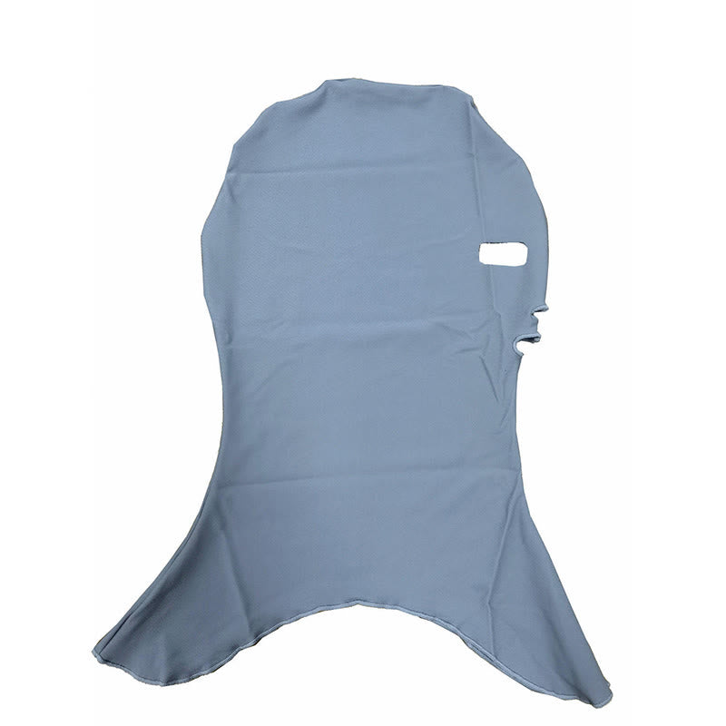 Solid Color Swim Sun Protection Facekini Mask - Dark Grey - One Size - image 8