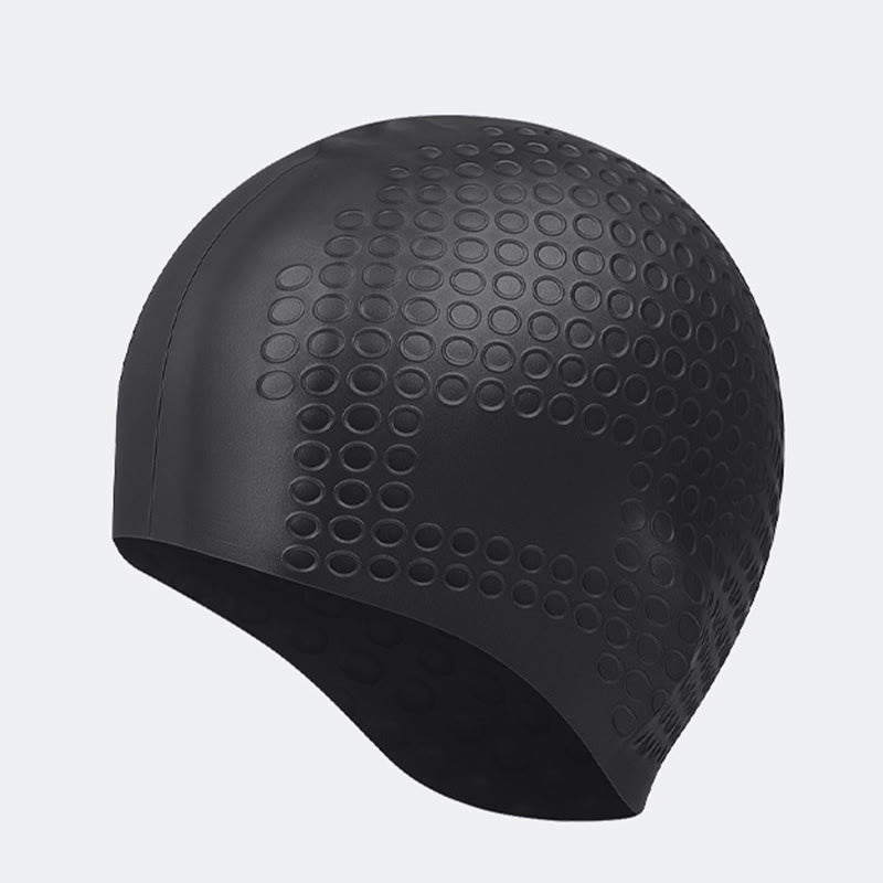 Soft Touch Swim Cap - Black - One Size - image 6