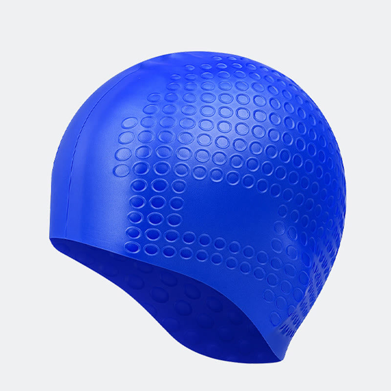 Soft Touch Swim Cap - Navy Blue - One Size - image 10