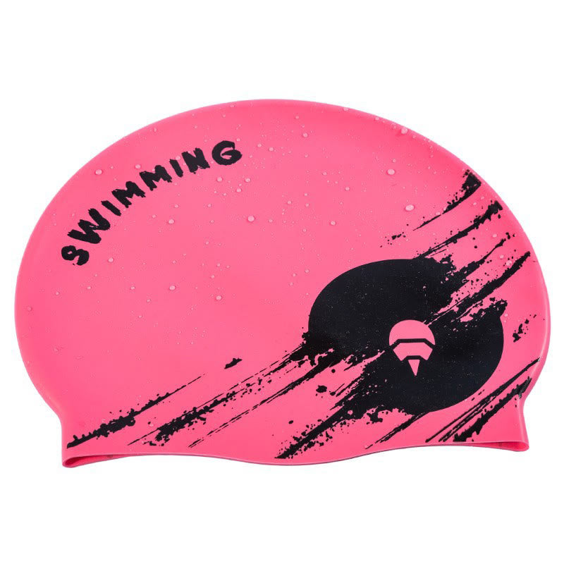 Comfortable Fit Swim Cap - Rose - One Size - image 8