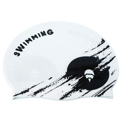 Comfortable Fit Swim Cap - White - One Size - image 5