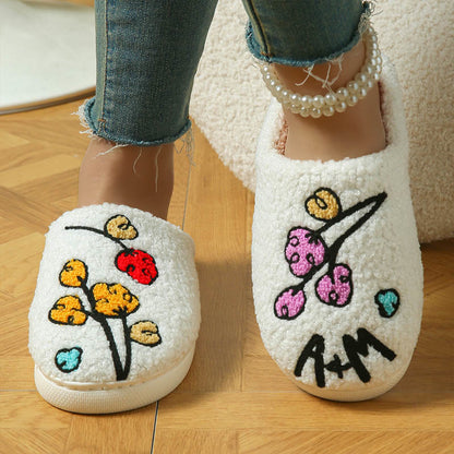Plus Size Plum Bossom Slippers - image 0