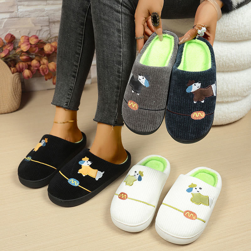 Plus Size Cute Cartoon Animals Slippers - image 0