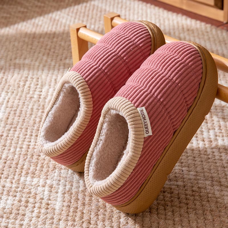 Plus Size Simple Home Slippers - Pink - EU43-44(US9-10) - image 11