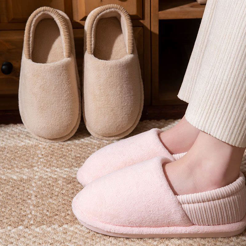Plus Size Solid Color Soft Slippers - image 6