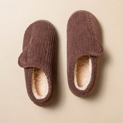 Plus Size Non-slip Warm Slippers - Coffee - EU44-45(US9-10) - image 5