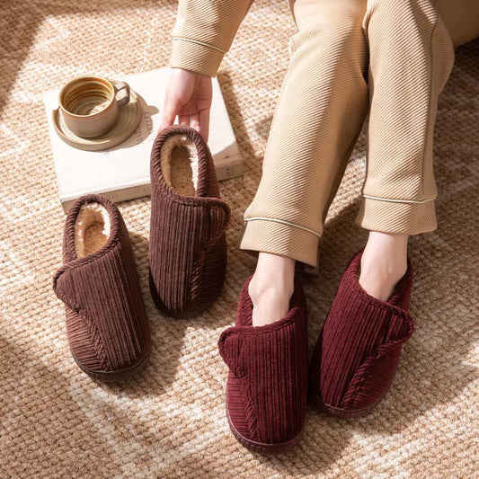 Plus Size Non-slip Warm Slippers - image 0