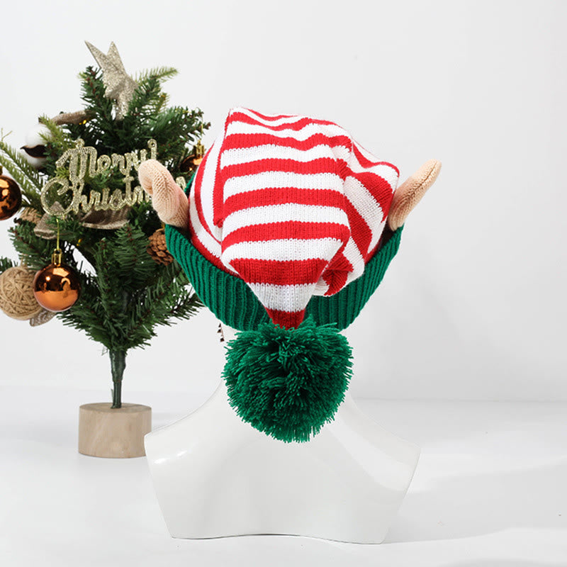 Red Green Stripes Beanie - image 3