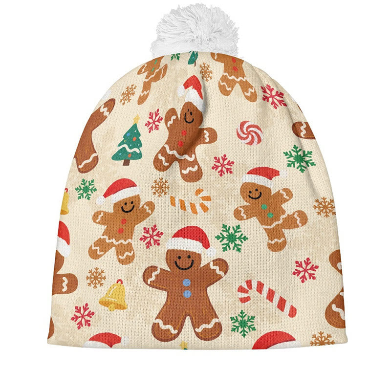 Gingerbread Man Christmas Tree Beanie - image 5
