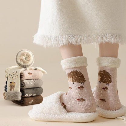 Cute Cartoon Quarter Socks(5 Pairs) - Multicolor - EU36-41(US3-7.5) - image 2