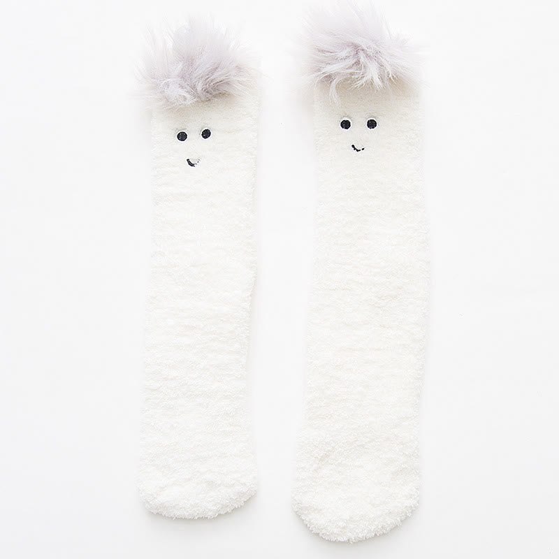 Cute Zoom Quarter Socks(2 Pairs) - Alpaca - EU36-40(US3-7) - image 9