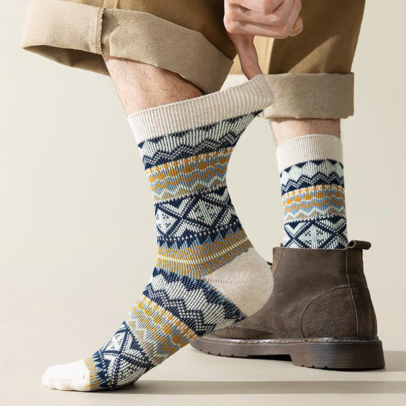 Diamond Stripes Quarter Socks(4 Pairs) - image 8