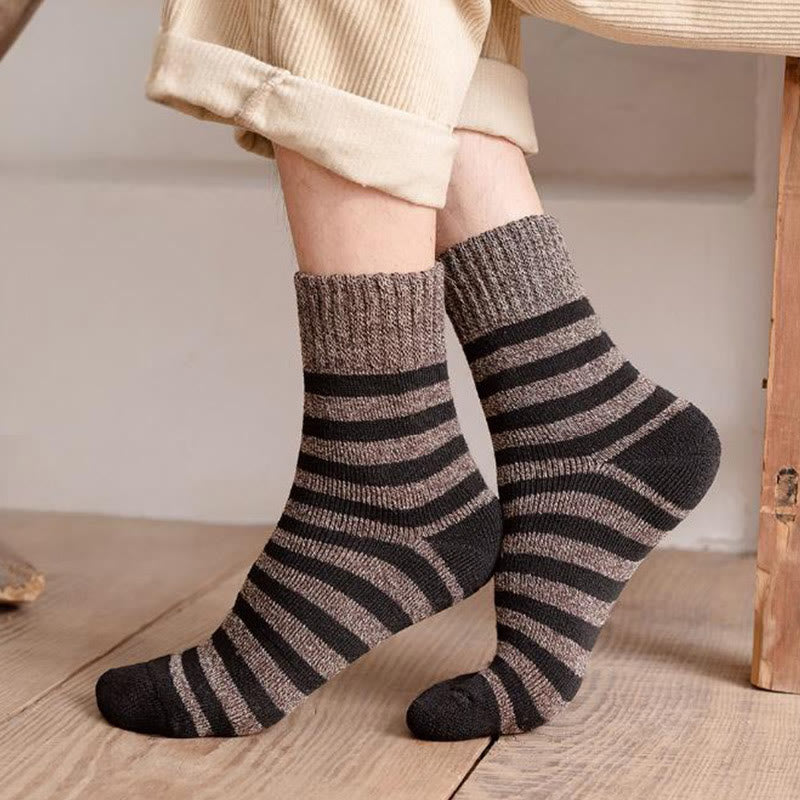 Classic Stripes Quarter Socks(5 Pairs) - image 3
