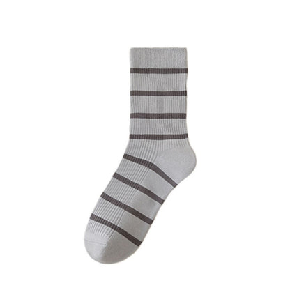 Soft Sweat Absorbent Quarter Socks(5 Pairs) - Light Gray - EU39-44(US6-10) - image 7