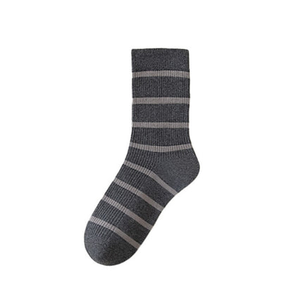Soft Sweat Absorbent Quarter Socks(5 Pairs) - Dark Grey - EU39-44(US6-10) - image 9