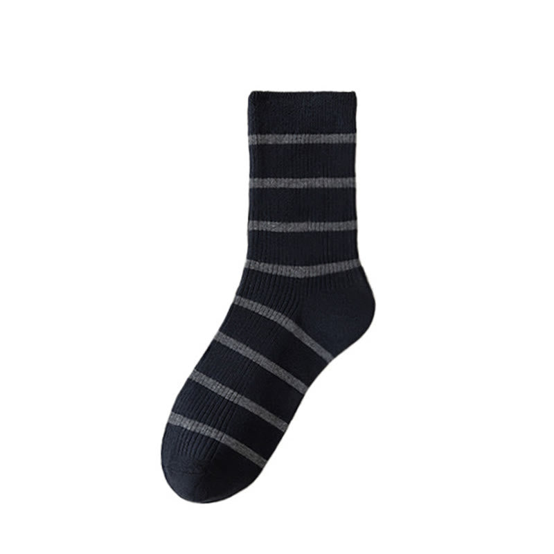 Soft Sweat Absorbent Quarter Socks(5 Pairs) - Navy Blue - EU39-44(US6-10) - image 10