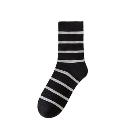 Soft Sweat Absorbent Quarter Socks(5 Pairs) - Black - EU39-44(US6-10) - image 8
