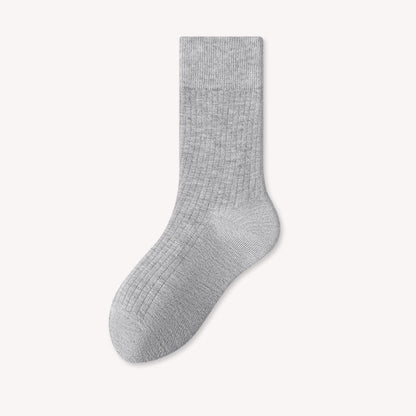 Lightweight Warm Quarter Socks(4 Pairs) - Light Gray - EU39-44(US6-10) - image 7