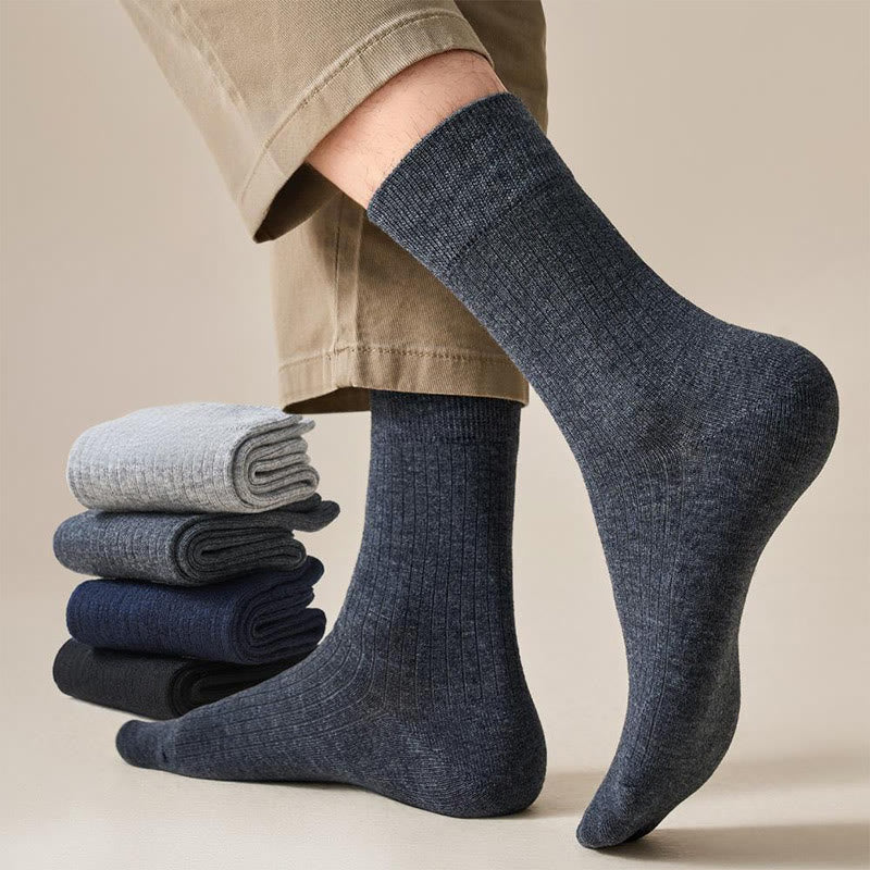 Lightweight Warm Quarter Socks(4 Pairs) - image 1