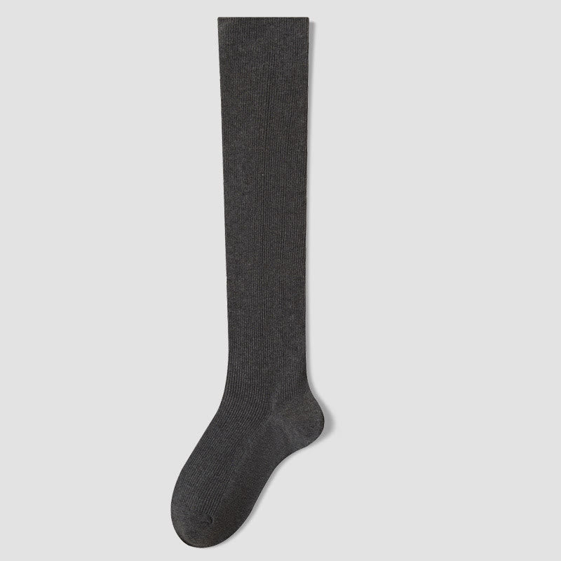 Antibacterial Knee High Socks(3 Pairs) - Dark Grey - EU36-40(US3-7) - image 12